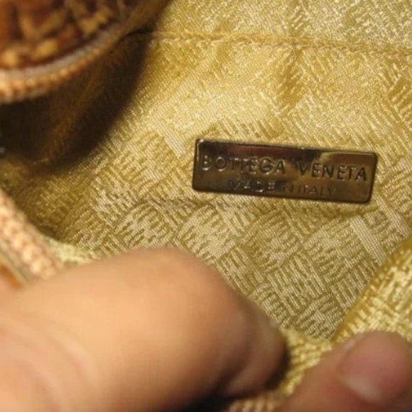 ❤️BOTTEGA VENETA Pony Fur Leopard Spotted Shoulder Bag Purse - Picture 7 of 7